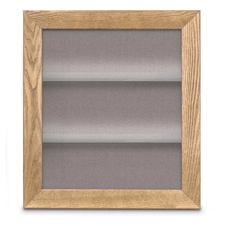 United Visual Products Outdoor Enclosed Combo Board, 42"x32", Black Frame/Black Porc & Amethyst UVCB4232ODB-BLKPORC-AMETHY